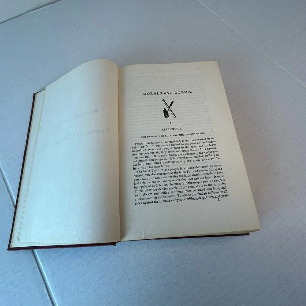 Morals and Dogma Ancient Accepted Scottish‎ Rite Freemasonry 1950 / 1956 Reprint